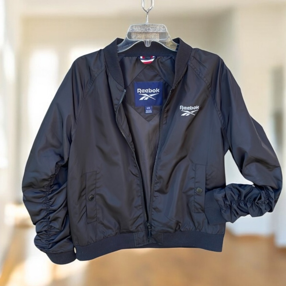 Reebok Black Bomber Jacket
